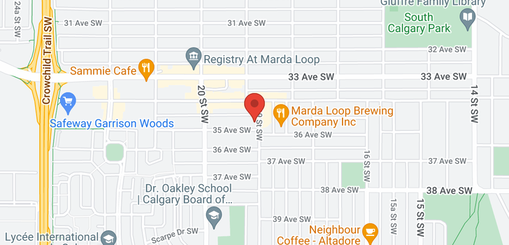 map of 3517 19 ST SW